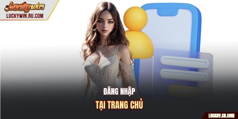 Đăng nhập tại trang chủ
