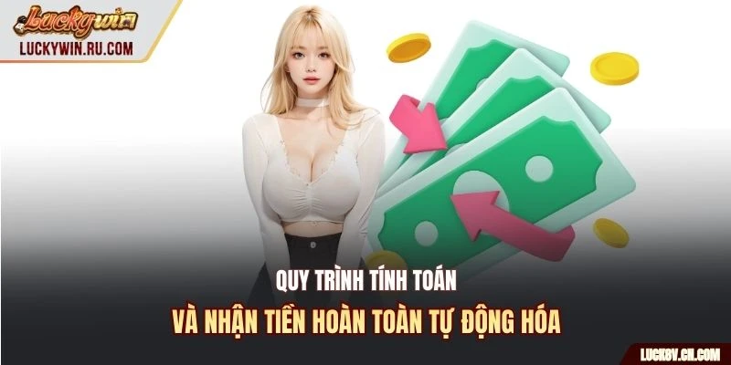 Quy trình tính toán và nhận tiền hoàn toàn tự động hóa